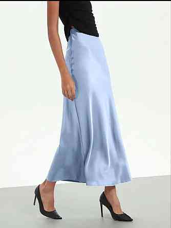 Жіноча спідниця шовкова Блакитний 42/44 Харків