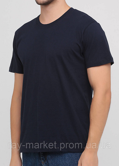 Футболка базова Stedman Classic-T Unisex  чоловіча глибоко темно-синя (ST2000-BLM) Київ - фото 4