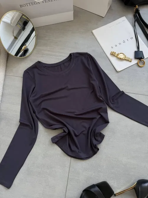 Жіночий базовий лонгслів з віскози Одеса - фото 8