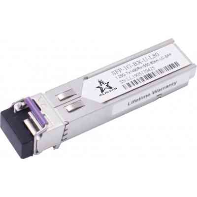 Модуль SFP Alistar Модуль SFP 1000BASE-BX 1SM WDM LC 80KM TX1490/RX1550nm DDM (SFP-1G-BX-U-L80) Вінниця