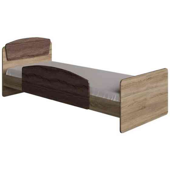 Ліжко односпальне з бортиком Еверест Асторія-2 80х190 см сонома/трюфель (DTM-2099) Львів