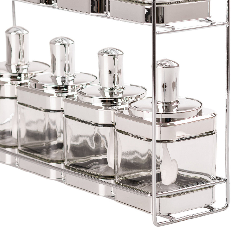 Набір скляних банок для сипучих продуктів, 8 шт. Київ - фото 2