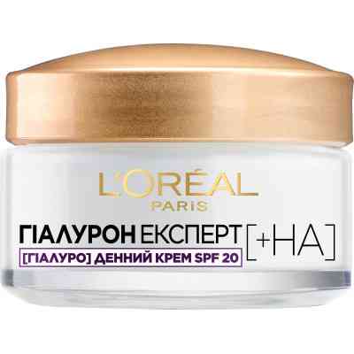 Крем для лица L'Oreal Paris Дневной Гиалурон эксперт SPF 20 50 мл (3600523775675) Винница