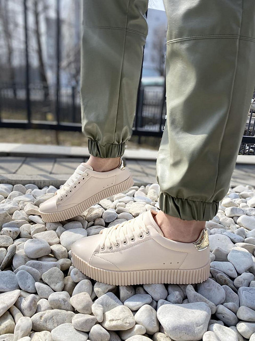 Vices Кросівки жіночі VICES 7170-14 бежеві (весна-осінь, еко-шкіра) (1473) 37р.38р.39р.40р. Коломыя - изображение 1