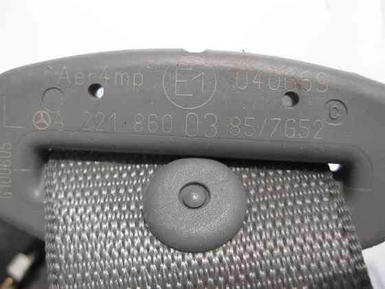 Mercedes-Benz  A2218600385 7G52 Ремінь безпеки задній лівий сірий S-Class W221 Одеса