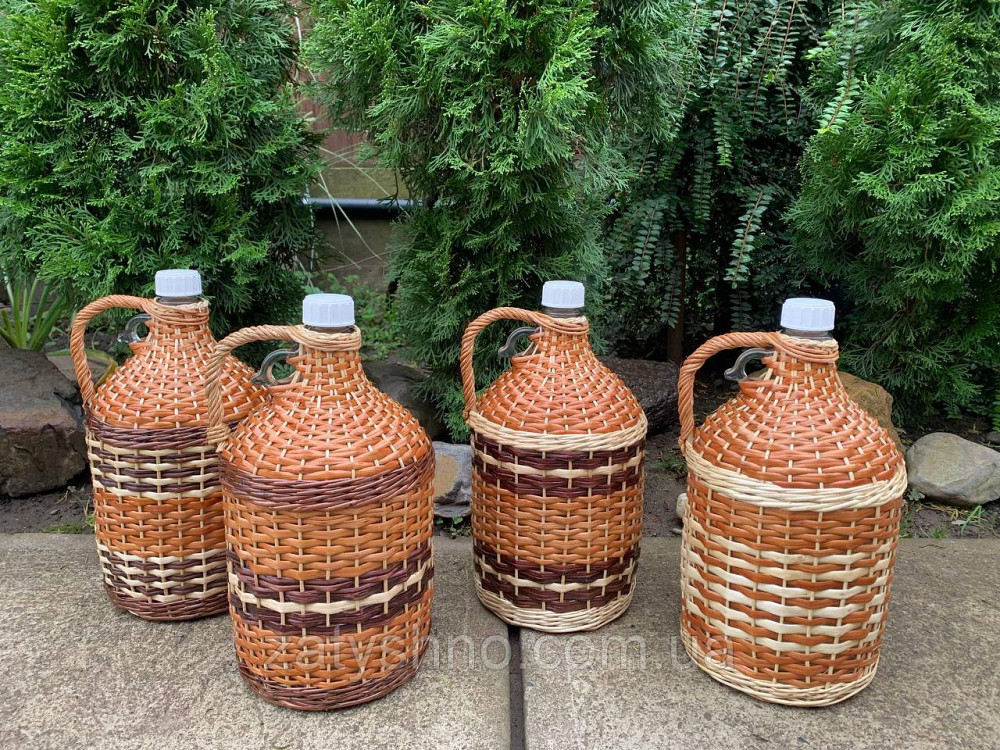 Бутель плетеный на 5 литров Киев - изображение 6