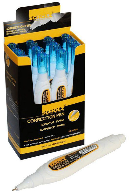 Коректор-ручка з метал. кінчиком 