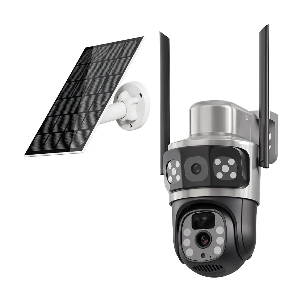 IP PTZ-відеокамера автономна з WiFi та сонячною панеллю 3Mp+3Mp Light Vision VLC-9430WIA/2C3S (Solar) f=4mm, на акумуляторних Киев - изображение 1