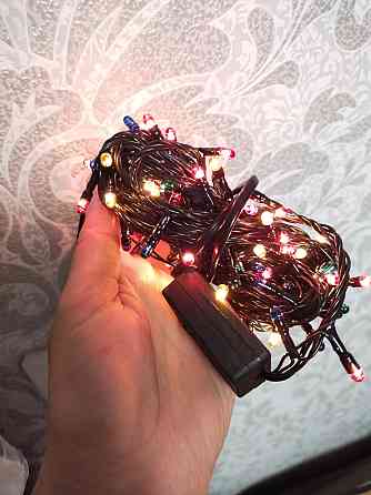 Светодиодная гирлянда 4м 100 Led разноцветный Киев