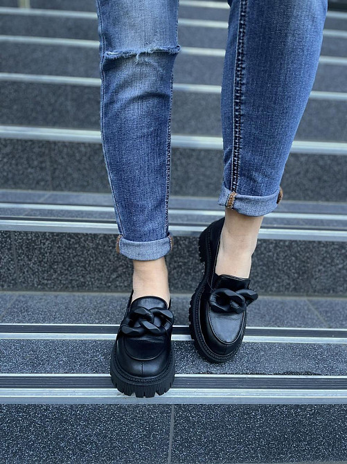 Olli Туфлі жіночі OLLI T-245-Астра чорні (весна-осінь, шкіра натуральна) (4771) лише 39р. Коломия - фото 10