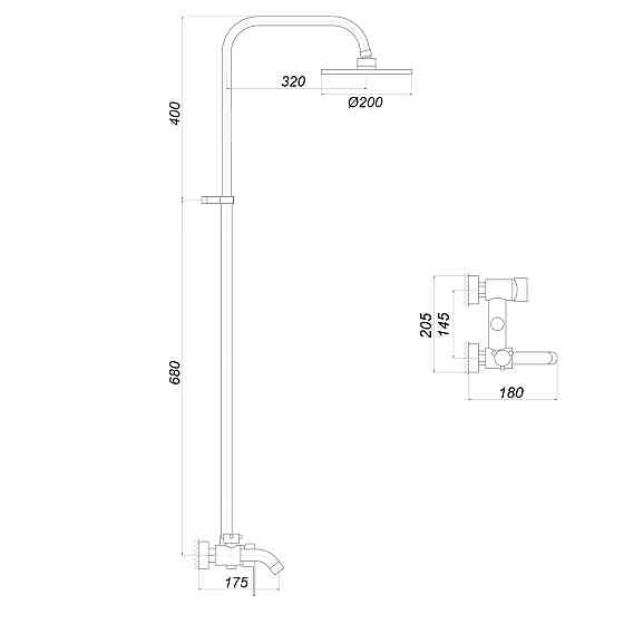 Душова система Globus Lux ALPEN SBT1-0002 Киев