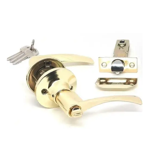 Ручка-кноб дверна D80-23ET (циліндровий механізм) PB KEDR Житомир - фото 1