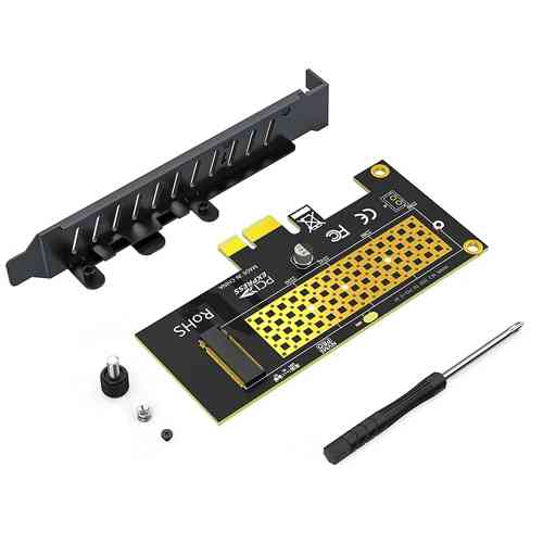 Адаптер переходник SSD M.2 NVMe ключ M на PCIe 4.0 3.0 X16 X8 X4, Jeyi SK4 Винница