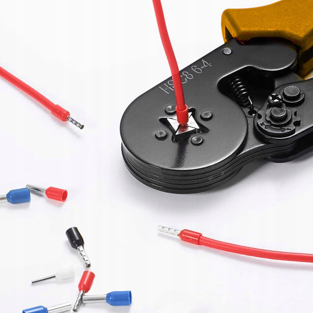 Кримпер - щипці для обтиску наконечників 0.25-10 мм2 + 1200 гільз Bigstren (22717) Нововолинськ - фото 5