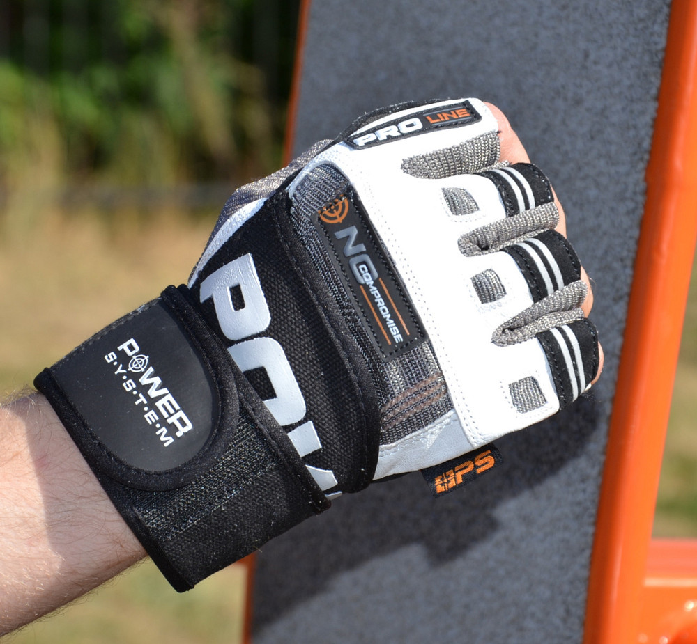 Рукавички для фітнесу Power System PS-2700 No Compromise Grey/White L Кам'янське - фото 4