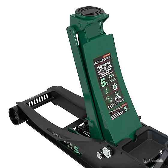 Домкрат 5т підкатний (96-595 мм) з педаллю Rockforce RF-T815011L Одеса