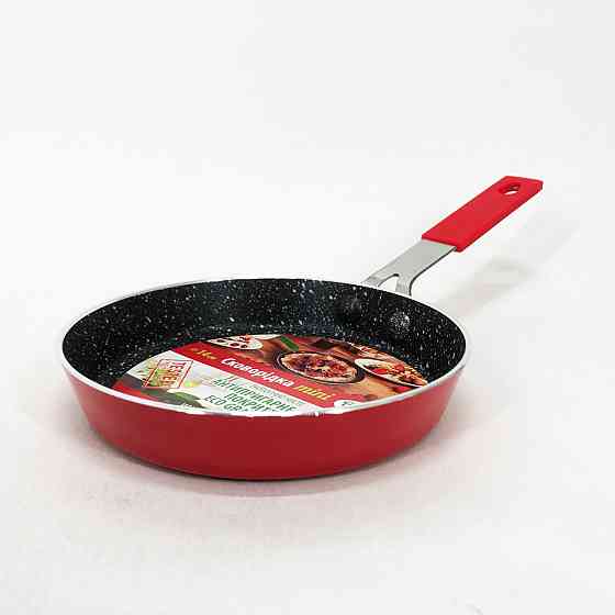 Нова алюмінієва сковорода Con, Сковорода якісна зручна на кухню з алюмінієвим шаром KU-66 Івано-Франківськ