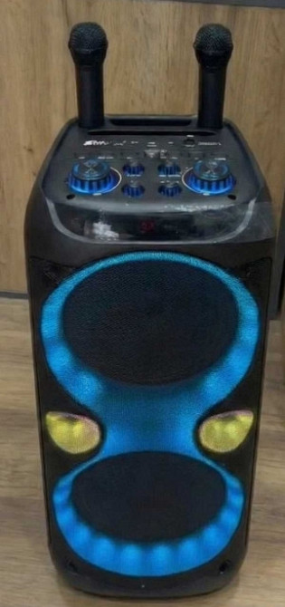 Портативная Колонка с микрофонами БОЛЬШАЯ ГУЧНАЯ Харьков - изображение 5