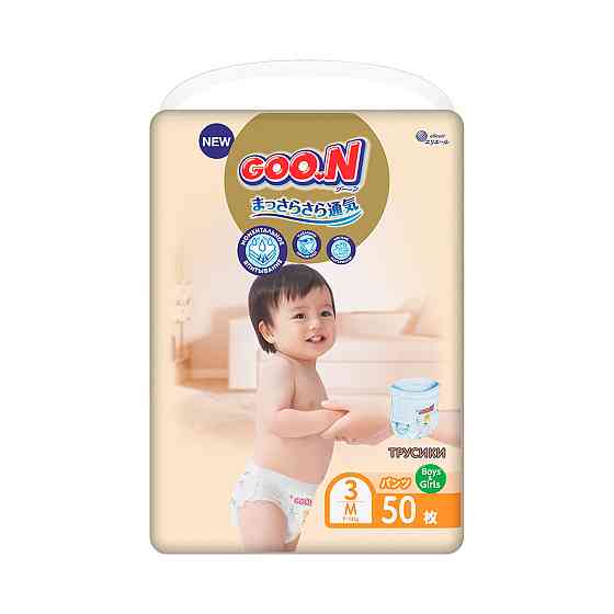 Трусики-підгузки Goo.N Premium Soft для дітей (розмір 3(M), 7-12 kg, 50 шт) Днепр