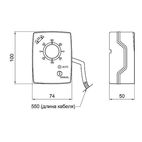 Сервомотор Thermo Alliance Standart для триходового клапана SF394 Київ