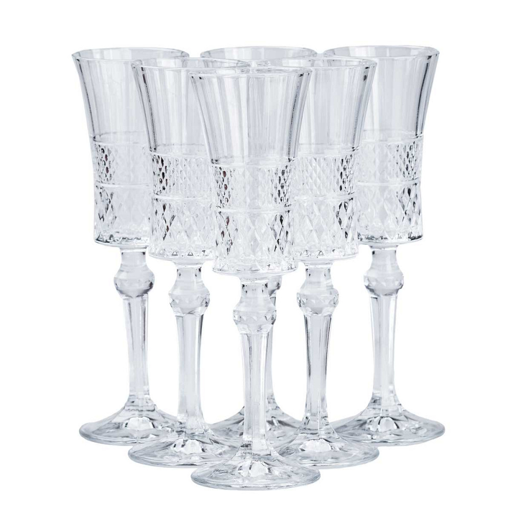 TS Kitchen Келихи для шампанського на високій ніжці 6 штук по 145 мл HP51B Киев - изображение 1