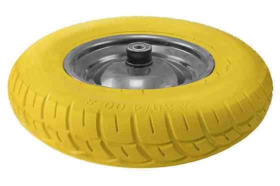 MASTERTOOL Колесо поліуретанове MASTERTOOL PU 4.0х8 Ø 40 см металевий диск підшипник 79-9828 Киев