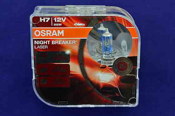Автолампа 12V 55W Night Breaker Laser 150% (пара) H7 Мукачево