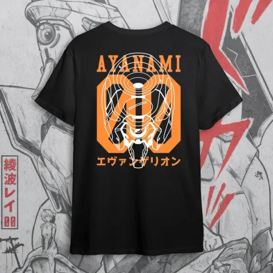 Футболка для подростка мальчика с принтом Евангелион 00 Размер 160 Anime10091 Днепр