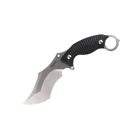 Ніж фіксований мисливський Ruike F181-B, (11.5 см) 14C28N / G10 чорний Київ