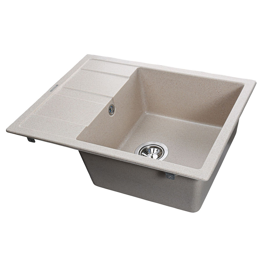 Гранітна мийка Globus Lux ONE піщаний 650х500мм-А0004 Тернополь - изображение 2