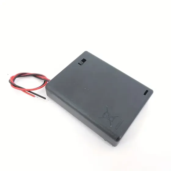 Бокс для батарей 4×AAA з проводами для Arduino та DIY Київ