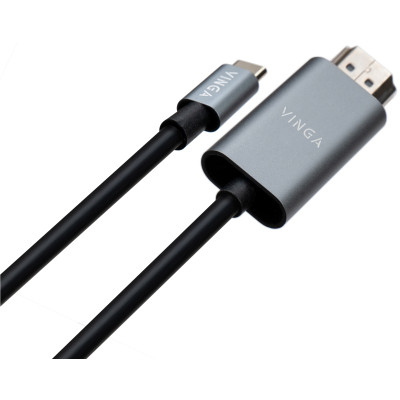 Кабель мультимедийный USB-C to HDMI M 1.5m V1.4 4K30Hz Vinga (VCPVCCH1415) Винница - изображение 2