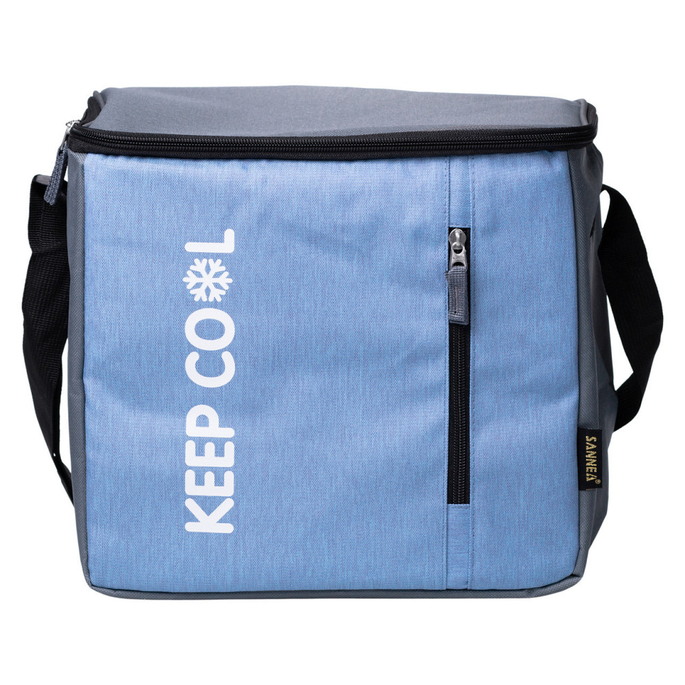 Термосумка холодильник 16 (л) для їжі, напоїв, пива холодильна сумка для риболовлі та пікніка Блакитний HP-14-17 Київ - фото 6