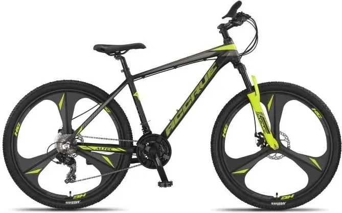 Велосипед Altec Accrue Mtb Inch 45Cm Unisex 21Sp Mechanical Disc Brake Black/Yellow 27,5 Киев - изображение 1