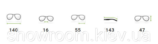 Мужские солнцезащитные очки Dita (98082) silver Киев - изображение 3