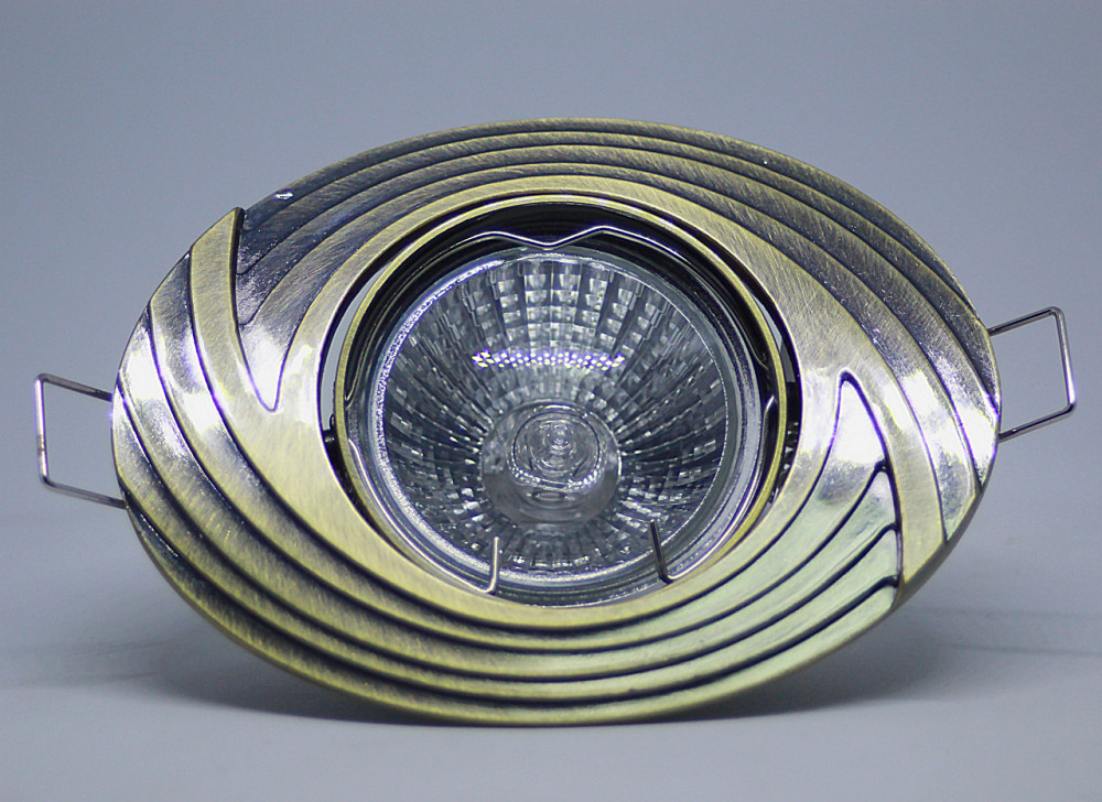 Спот - встраиваемый светильник 1хGU10х50W, бронза, L6134 поворотный Днепр - изображение 3