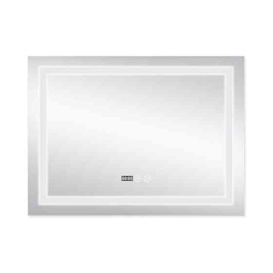 Дзеркало прямокутне сенсорне для ванни Qtap Mideya (MI1) 800х600 з LED-підсвіткою Touch, з антизапотіванням Харків