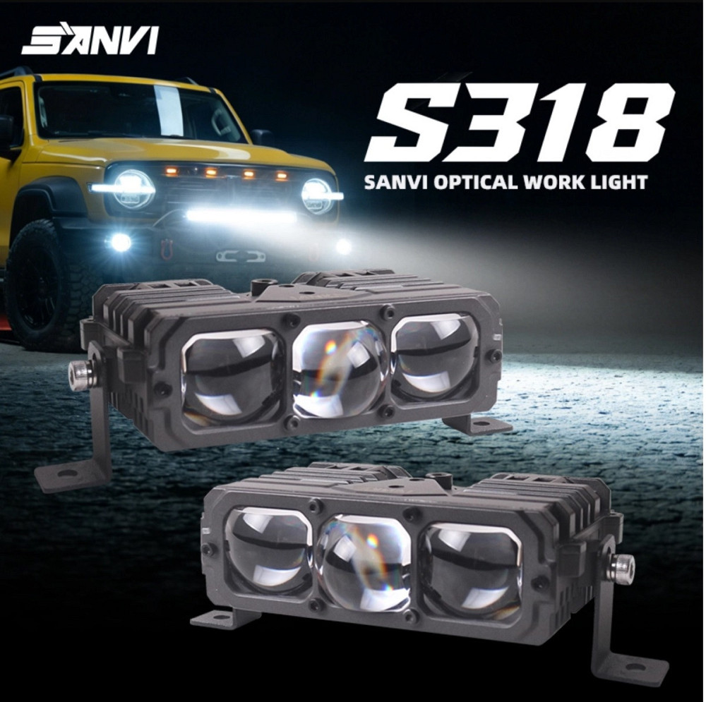 Комплект Bi-LED модулів Sanvi S318 60/75W 6000K 12V, 2 шт Харків - фото 8