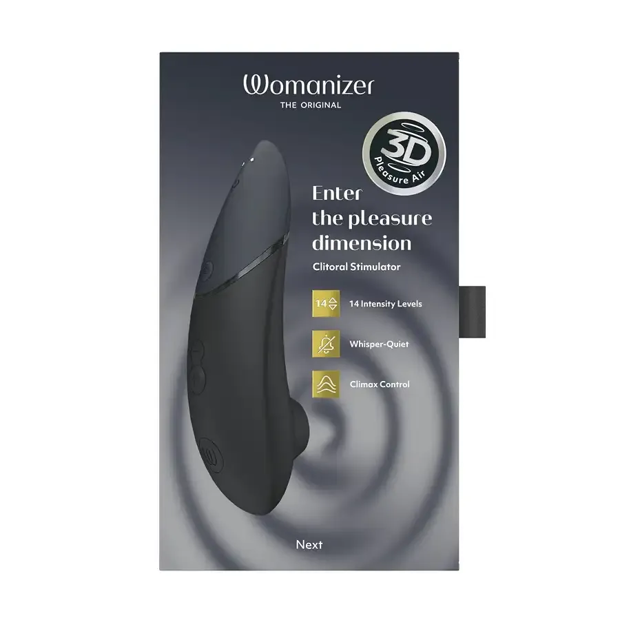 Вакуумний кліторальний стимулятор Womanizer Next Black Львів - фото 9