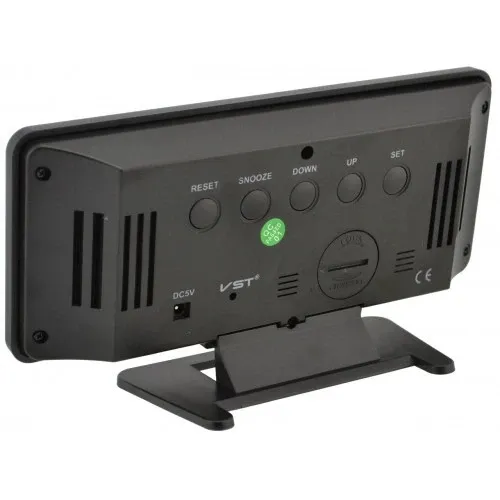 Зеленые электронные часы с зеркальной поверхностью VST-888Y Одесса - изображение 4