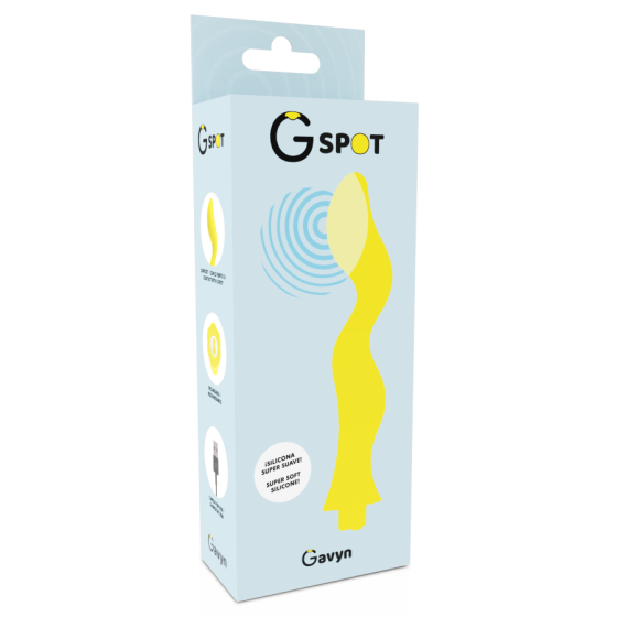 Вибратор для точки G Gavyn, жёлтый цвет G-Spot (Испания) Sex Aura Киев