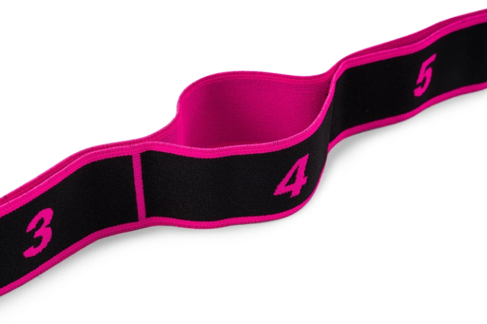 Еспандер з петлями для розтяжки PowerPlay PP_4311 Fitness Band Рожева (88*4см.) Каменское - изображение 4