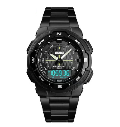 Наручні годинники SKMEI 1370BKWT, ЧОРНИЙ/БІЛИЙ, 10241 Дніпро
