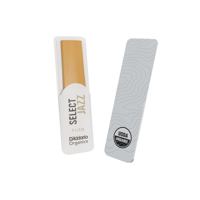 Тростина для саксофона D'Addario Organic Select Jazz - Alto Sax Filed 3S - 10 Pack (ORSF10ASX3S) Вінниця - фото 7