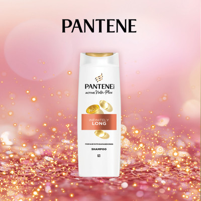 Набір косметики Pantene Pro-V Infinitely Long Шампунь 400 мл + Бальзам-ополіскувач 220 мл (8700216614870) Вінниця - фото 4