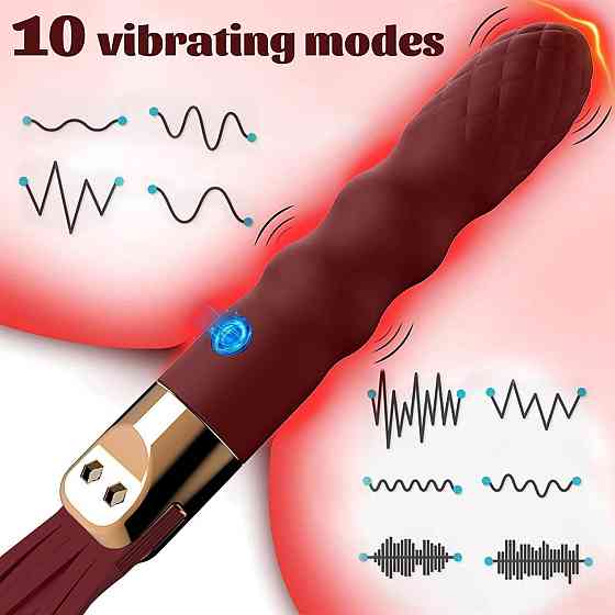 Вібратор-флогер Virbating Flogger Sex Aura Київ