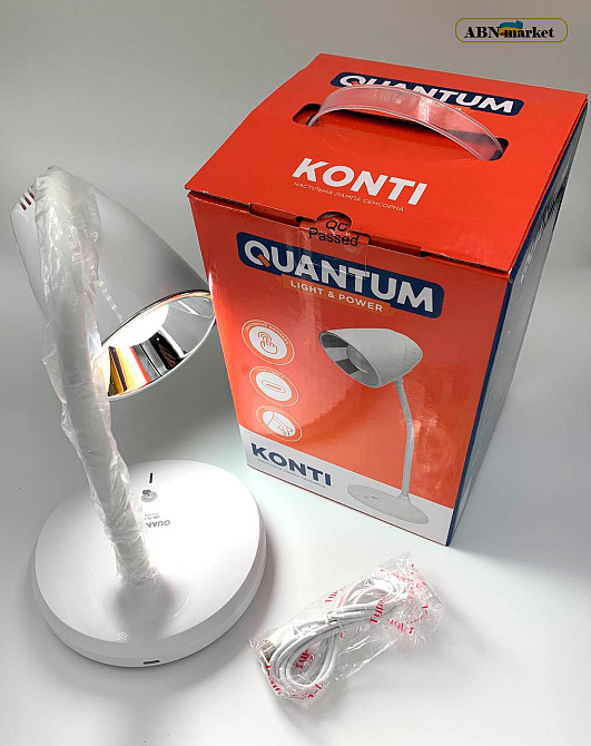 Настольная лампа сенсорная с аккумулятором QUANTUM QM-TL1050 KONTI Ровно - изображение 1
