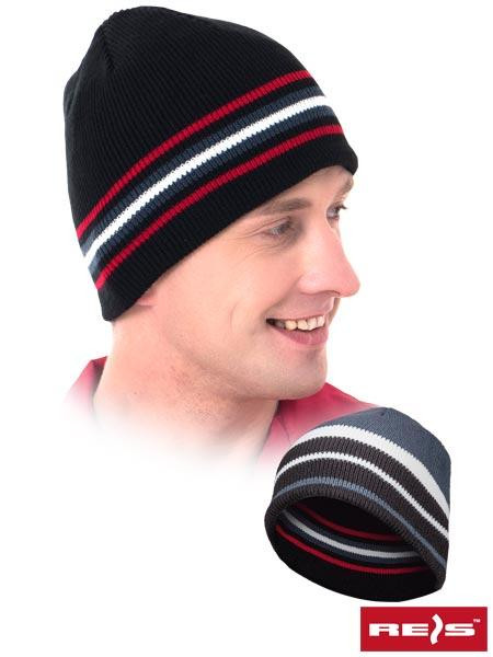 Шапка трикотажна акрилова зимова двостороння Reis Київ - фото 1