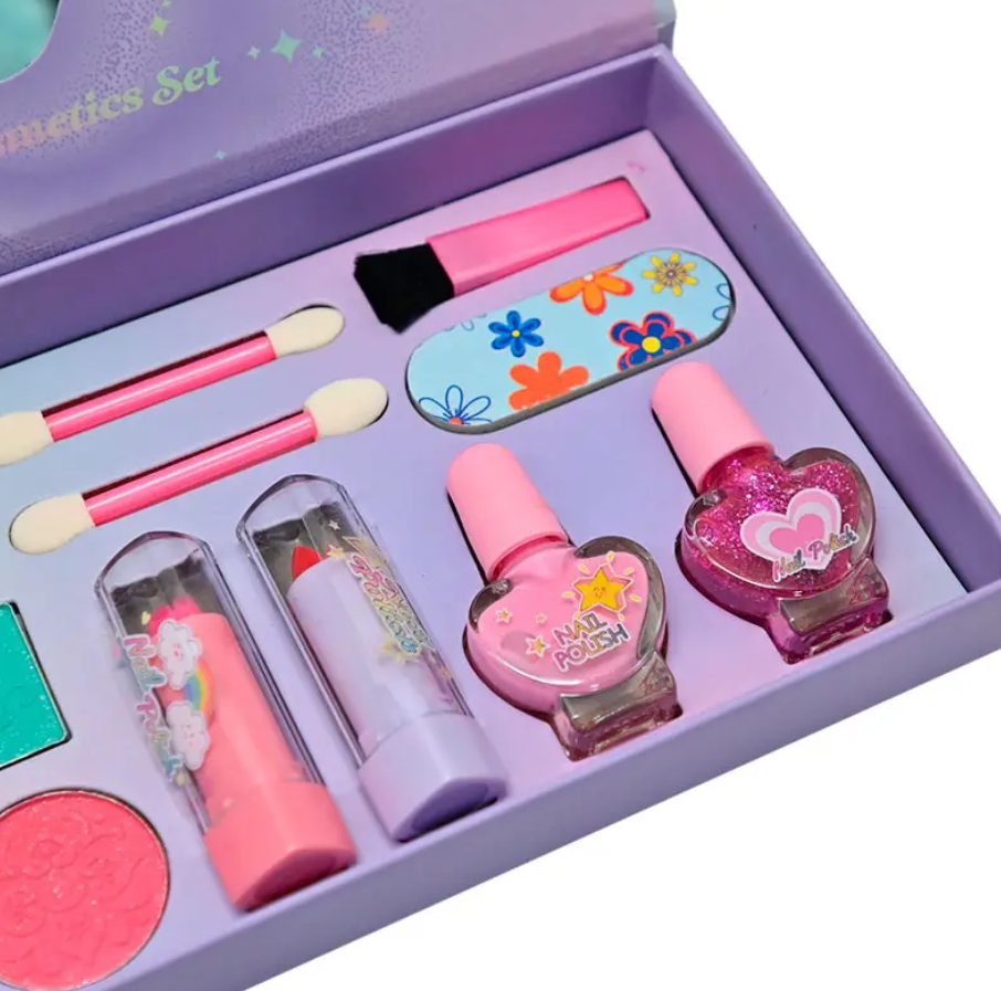 Набір косметики дзеркало тіні аплікатори 2 лака пилочка 2 блиску (SY 2226 A) Чернигов - изображение 5