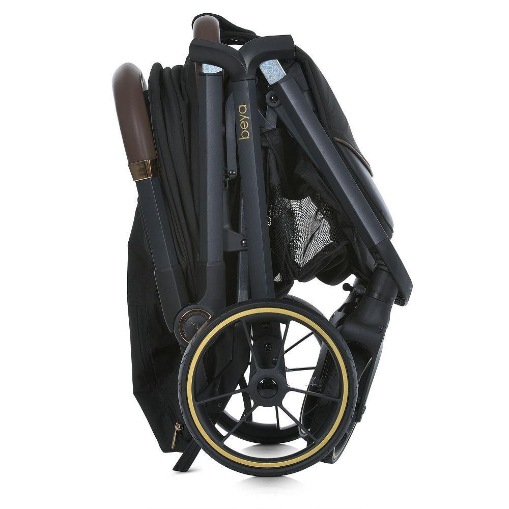 Коляска дитяча El Camino BEYA Black прогулянкова з чохлом для ніжок у комплекті Чорна (ME 1127-G) Чернигов - изображение 9